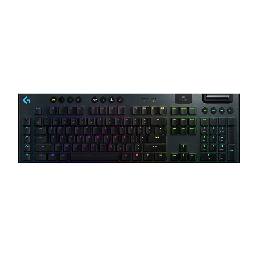 Logitech G913 Lightspeed Ultrathin Wireless RGB Mechanical Gaming Keyboard Switch (Tactile/Linear/Clicky) Logitech G913 Lightspeed Ultrathin Wireless RGB Mechanical Gaming Keyboard Switch (Tactile/Linear/Clicky)