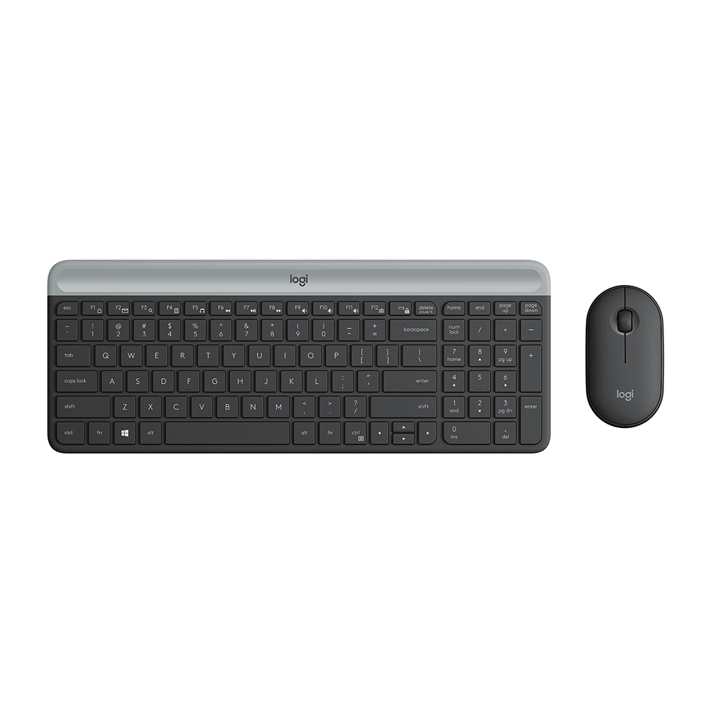 Logitech MK470 Slim, Compact & Quiet Wireless Keyboard & Mouse Combo (Graphite) Logitech MK470 Slim, Compact & Quiet Wireless Keyboard & Mouse Combo (Graphite)