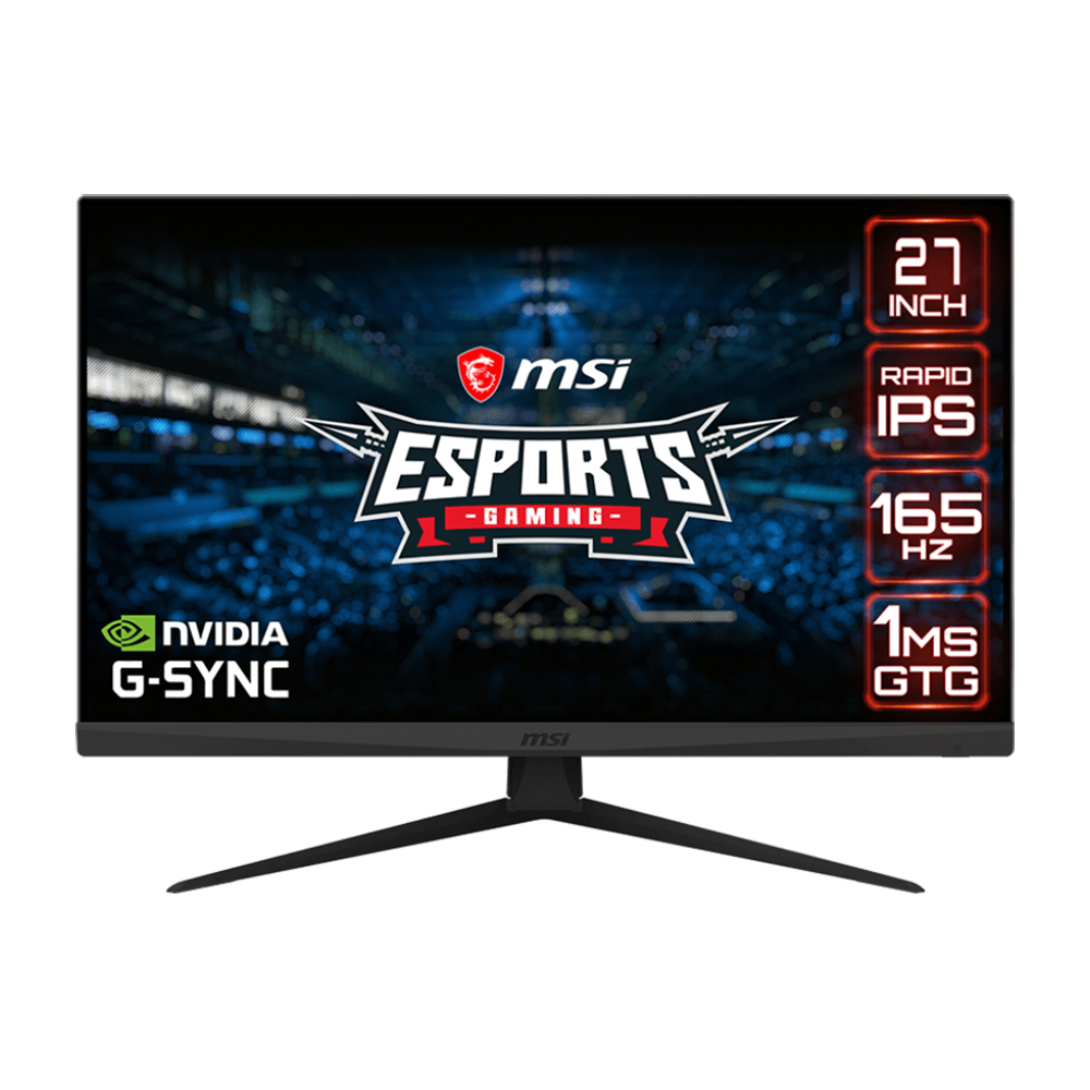 MSI Optix 27 Inch G273QF WQHD(2560X1440) 1MS , 165Hz , IPS , Anti-Flicker , Low Blue Light , NVIDIA G-Sync Gaming Monitor MSI Optix 27 Inch G273QF WQHD(2560X1440) 1MS , 165Hz , IPS , Anti-Flicker , Low Blue Light , NVIDIA G-Sync Gaming Monitor