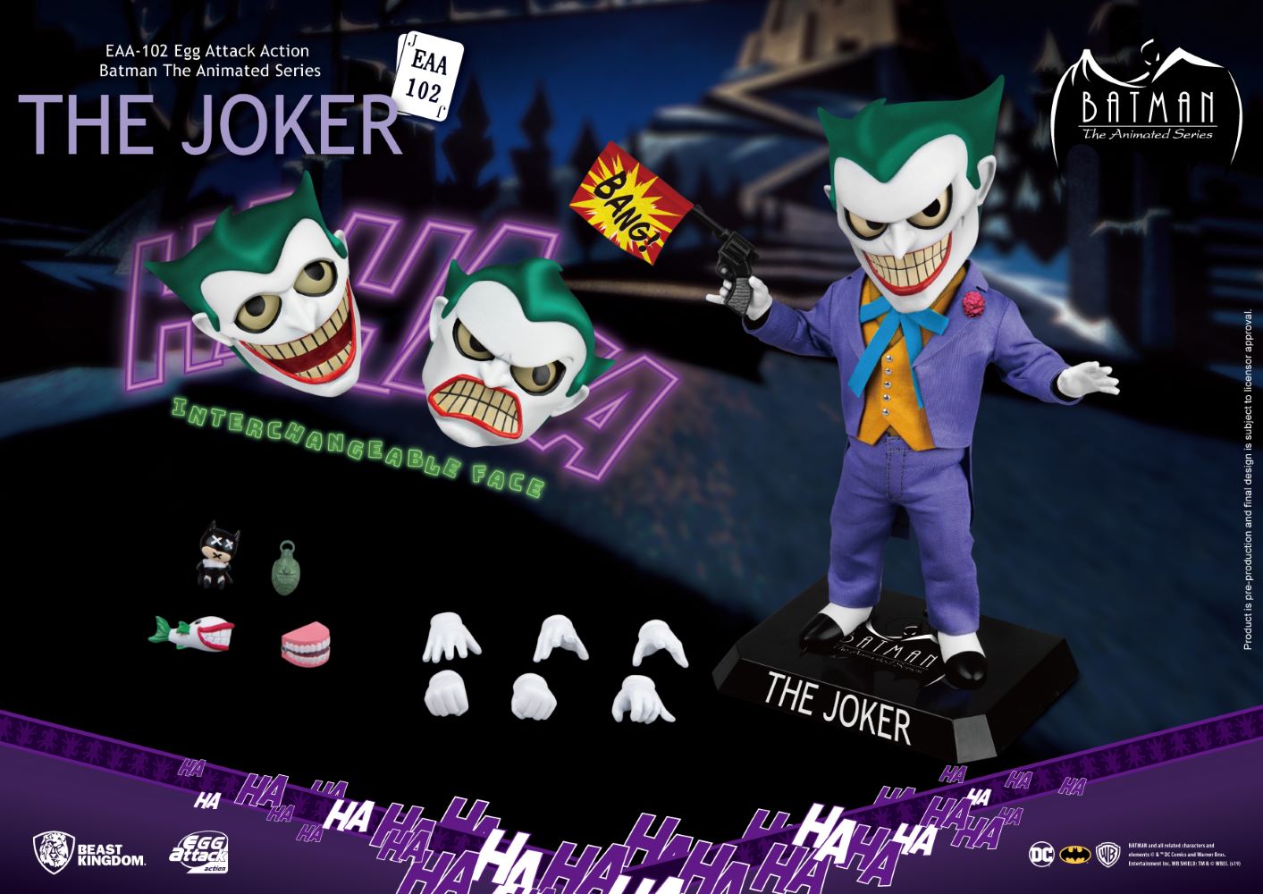 Batman Egg Attack Action Figure: The Animated Series - The Joker (EAA-102)