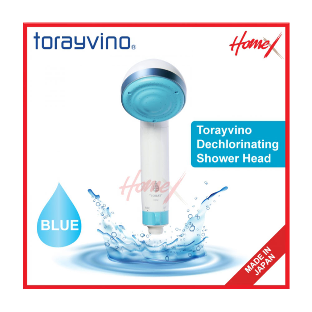 Torayvino Dechlorinating Shower Head - Blue Torayvino Dechlorinating Shower Head - Blue